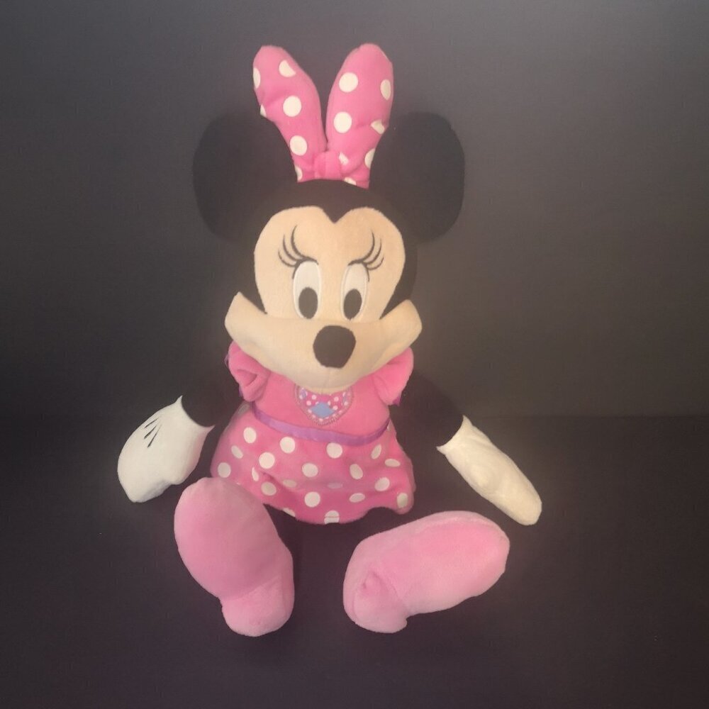 Disney Junior Mickey Mouse Funhouse Singing Fun Minnie Mouse Plush  12"